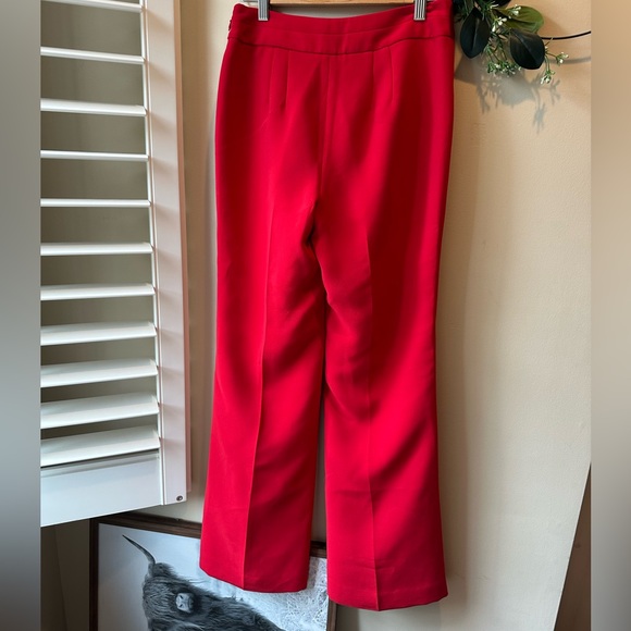 White House Black Market Bold Red Pants - Picture 9 of 16